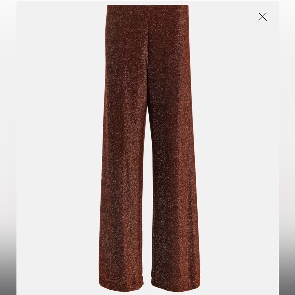 JOHANNA ORTIZ Coolness Factor Lurex Jersey pants FALL 2023 Runway Size XL - Picture 5 of 9